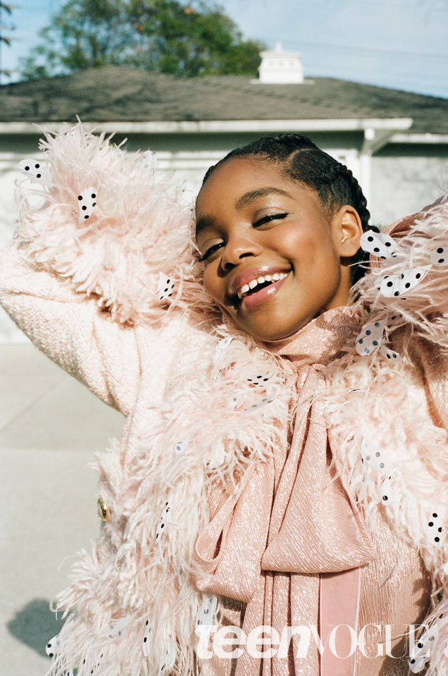 Illustration for article titled 14 Going on Famous: Marsai Martin and Nico Parker Cover Teen Vogue